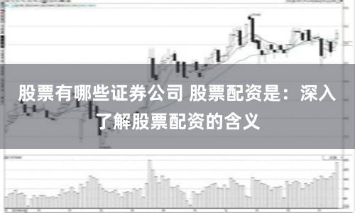 股票有哪些证券公司 股票配资是：深入了解股票配资的含义
