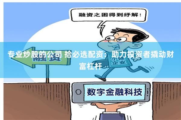 专业炒股的公司 拾必选配资:助力投资者撬动财富杠杆