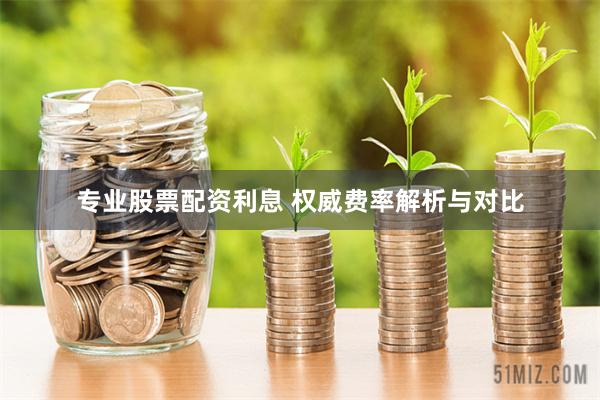 专业股票配资利息 权威费率解析与对比